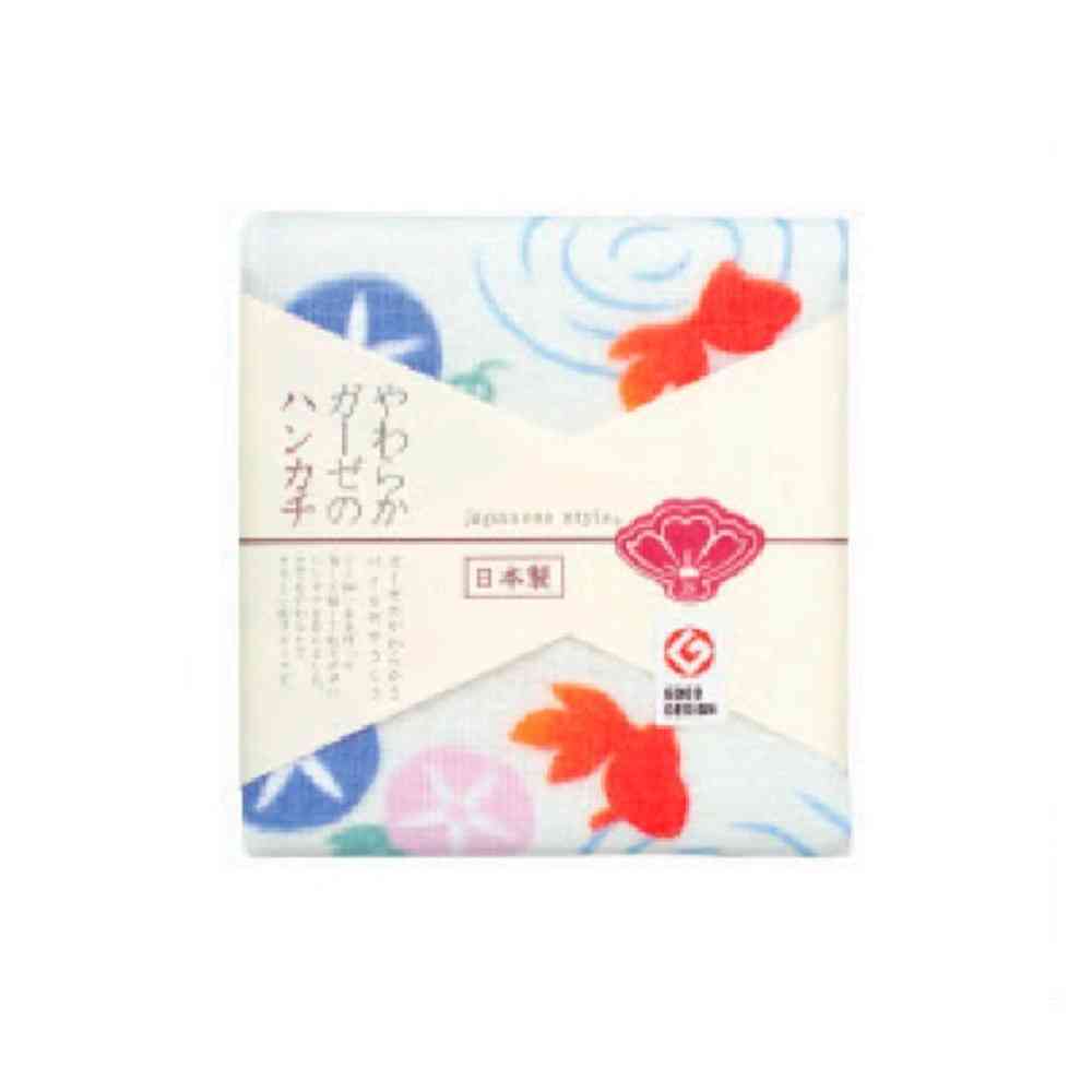 日繊商工 ジャパニーズスタイル 夕涼み ハンカチ 1枚