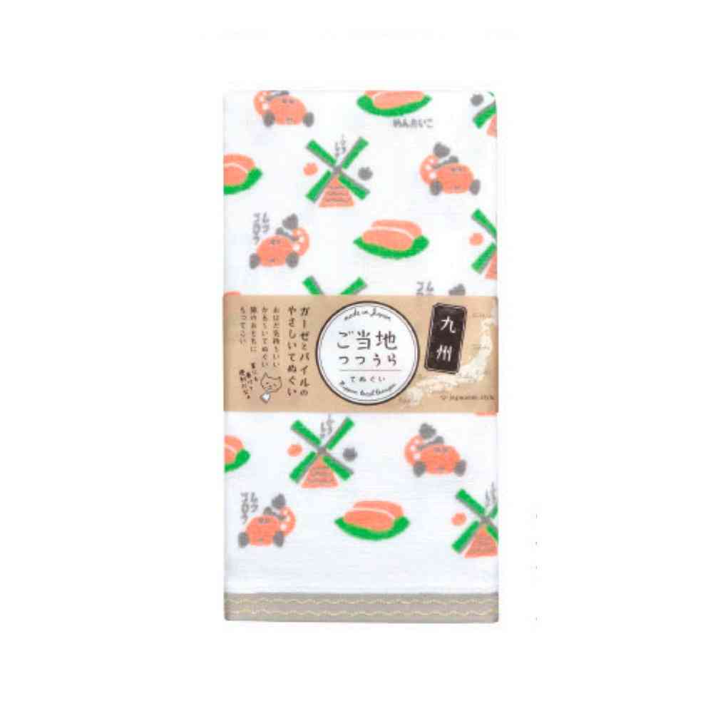 日繊商工 ジャパニーズスタイル ご当地つつうら てぬぐい 九州1 1枚