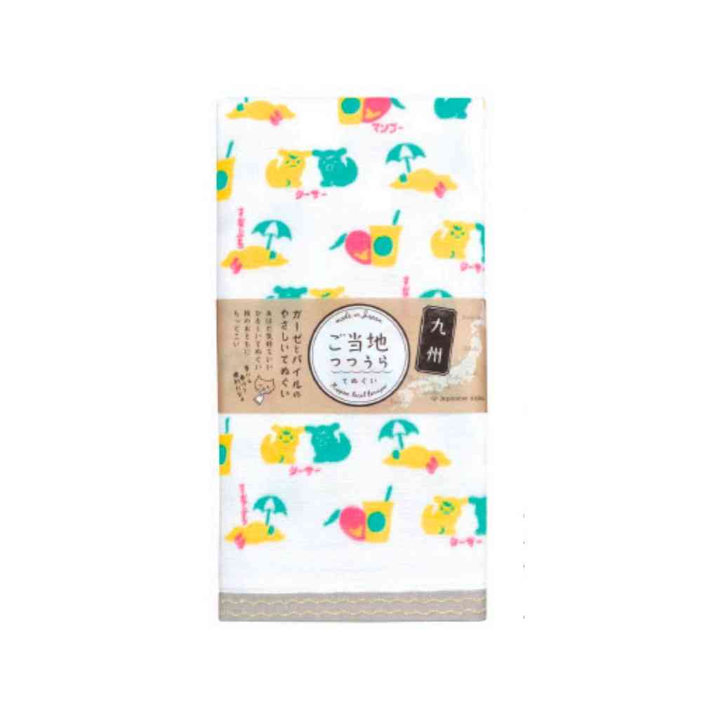 日繊商工 ジャパニーズスタイル ご当地つつうら てぬぐい 九州2 1枚