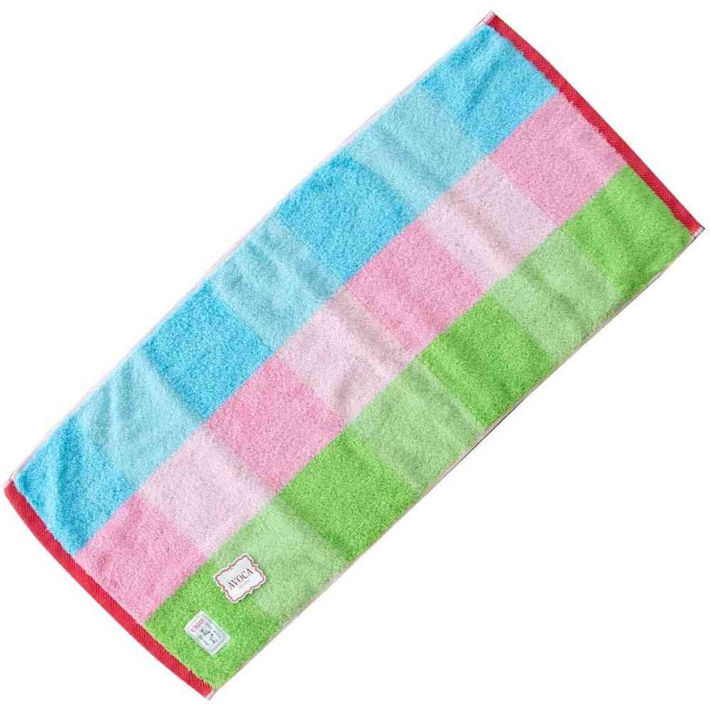 日繊商工 AVOCA フェイスタオル タッタ グリーン 1枚