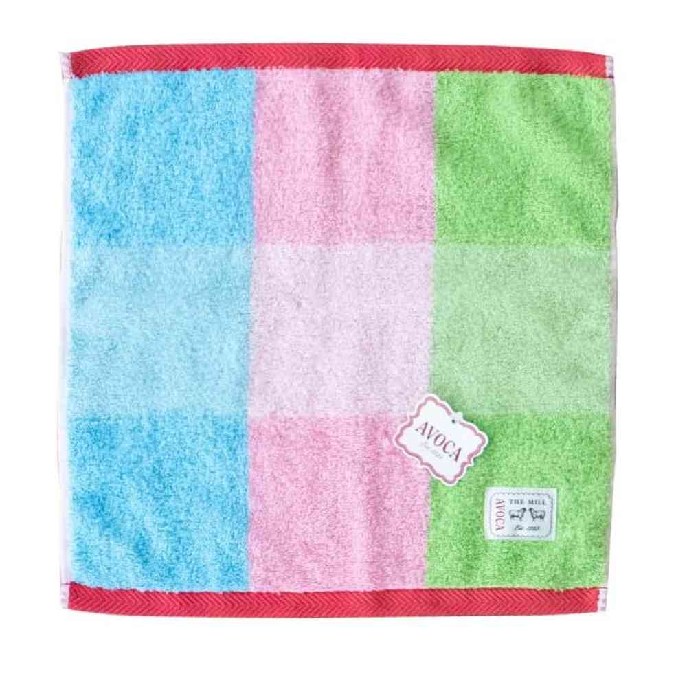 日繊商工 AVOCA ウォッシュタオル タッタ グリーン 1枚
