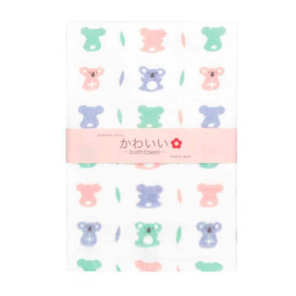 日繊商工 ジャパニーズスタイル ぐーぱーコアラ バスタオル 1枚