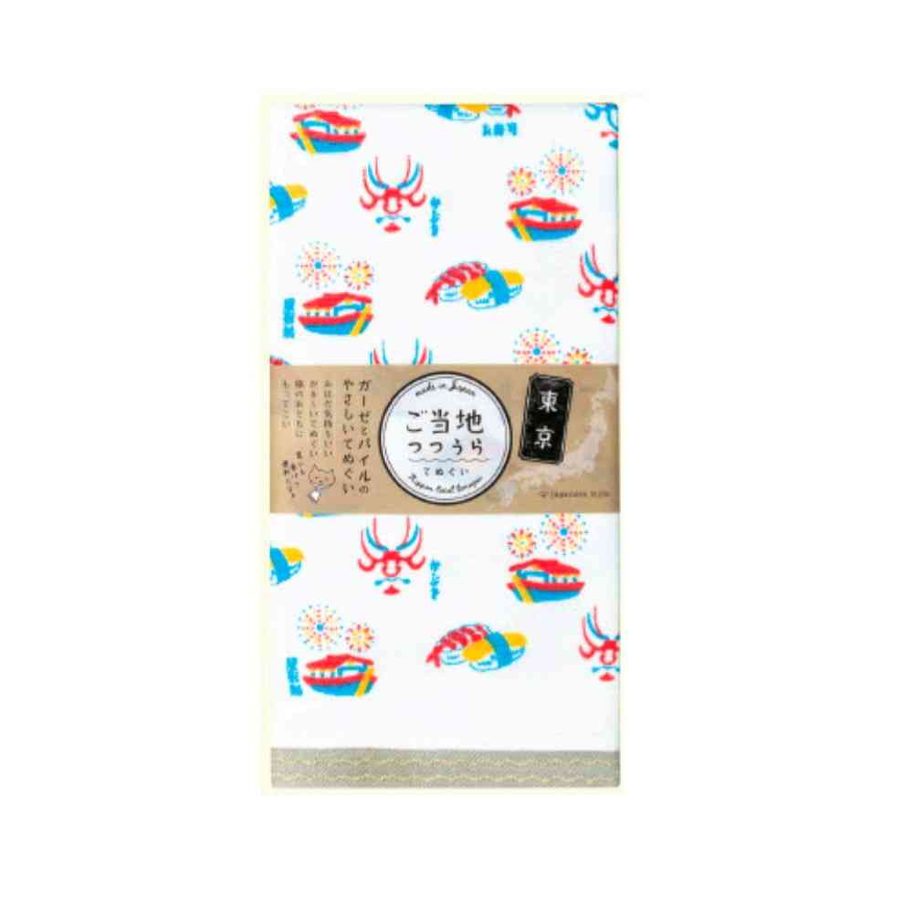 日繊商工 ジャパニーズスタイル ご当地つつうら てぬぐい 東京1 1枚