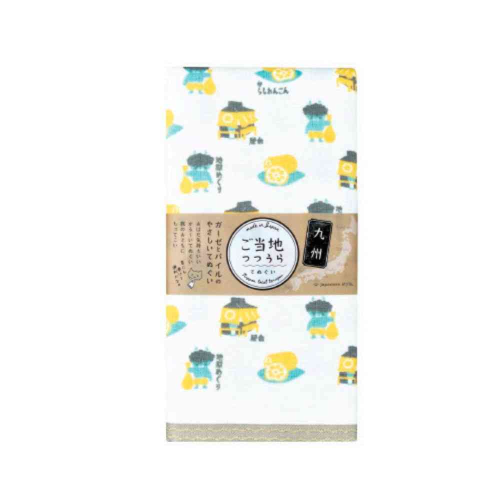 日繊商工 ジャパニーズスタイル ご当地つつうら てぬぐい 九州3 1枚