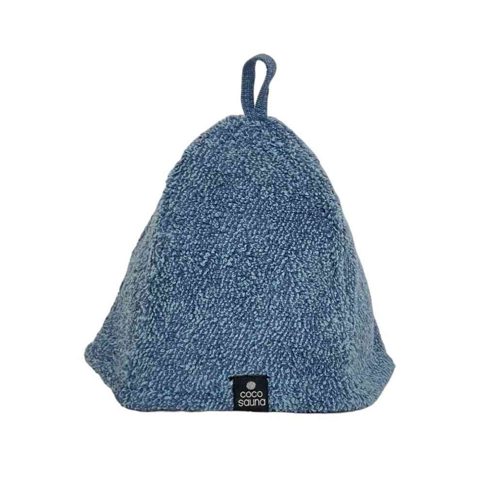 日繊商工 ココチエナサウナ サウナハット ネイビー 1枚