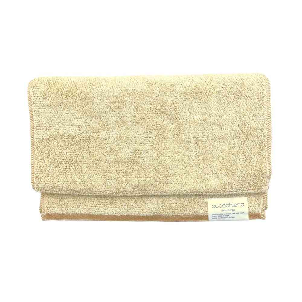 日繊商工 ココチエナ2 フェイスタオル オレンジ 1枚