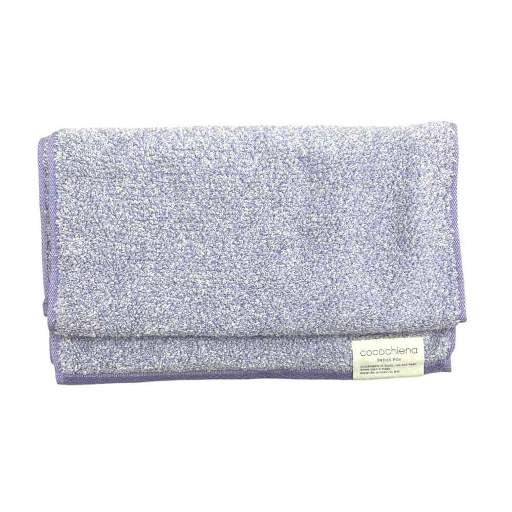 日繊商工 ココチエナ2 フェイスタオル バイオレット 1枚