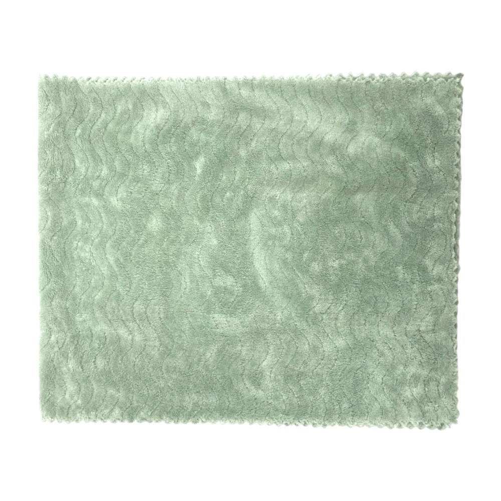 日繊商工 フワモコマルシェ 吸水美神 ヘアータオル グリーン 1枚