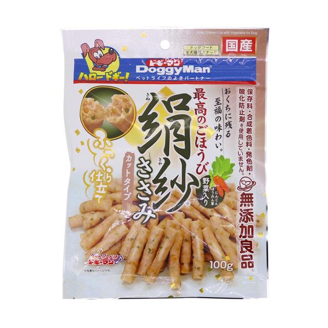ドギーマン 絹紗 カットタイプ 野菜入り 100g 【6個セット】