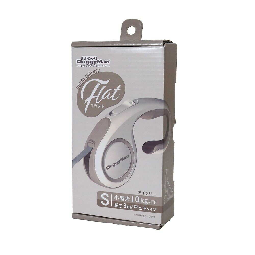 ドギーウォーカー フラット S アイボリー