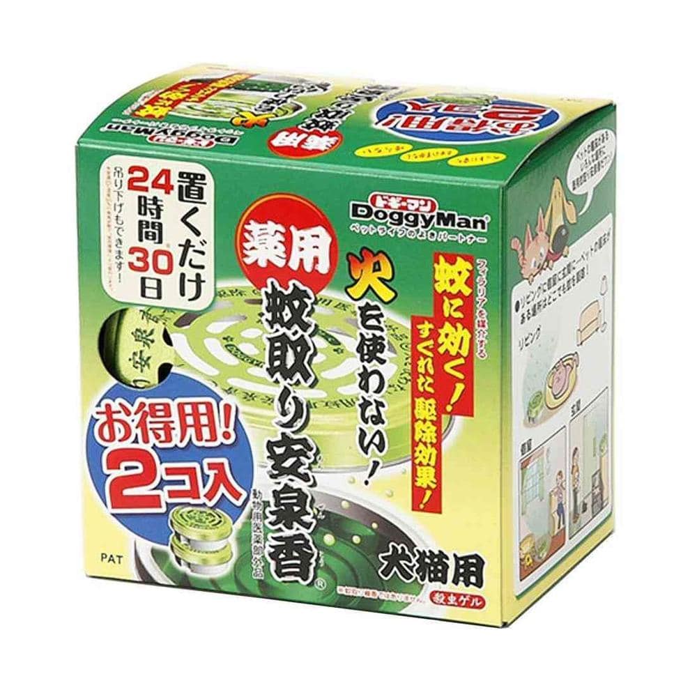 ドギーマン 薬用 蚊取り 安泉香 お得用 2個入り