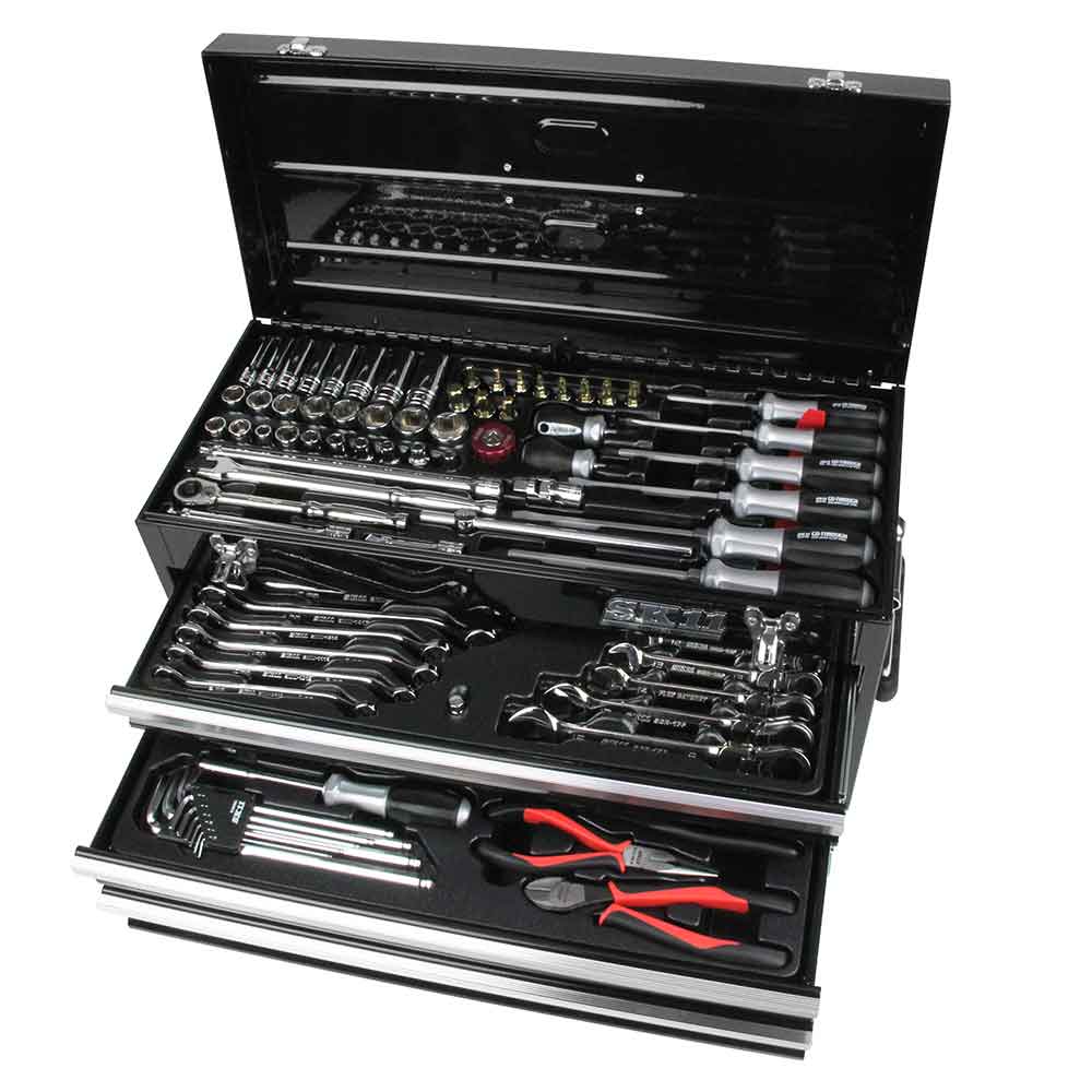 整備工具セット ブラック SST-16133BK メーカー直送 ▼返品・キャンセル不可【他商品との同時購入不可】