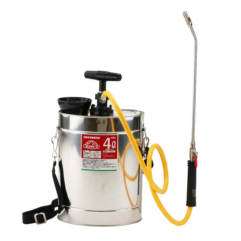 肩掛半自動噴霧器 4L ジュシポンプ メーカー直送 ▼返品・キャンセル不可【他商品との同時購入不可】