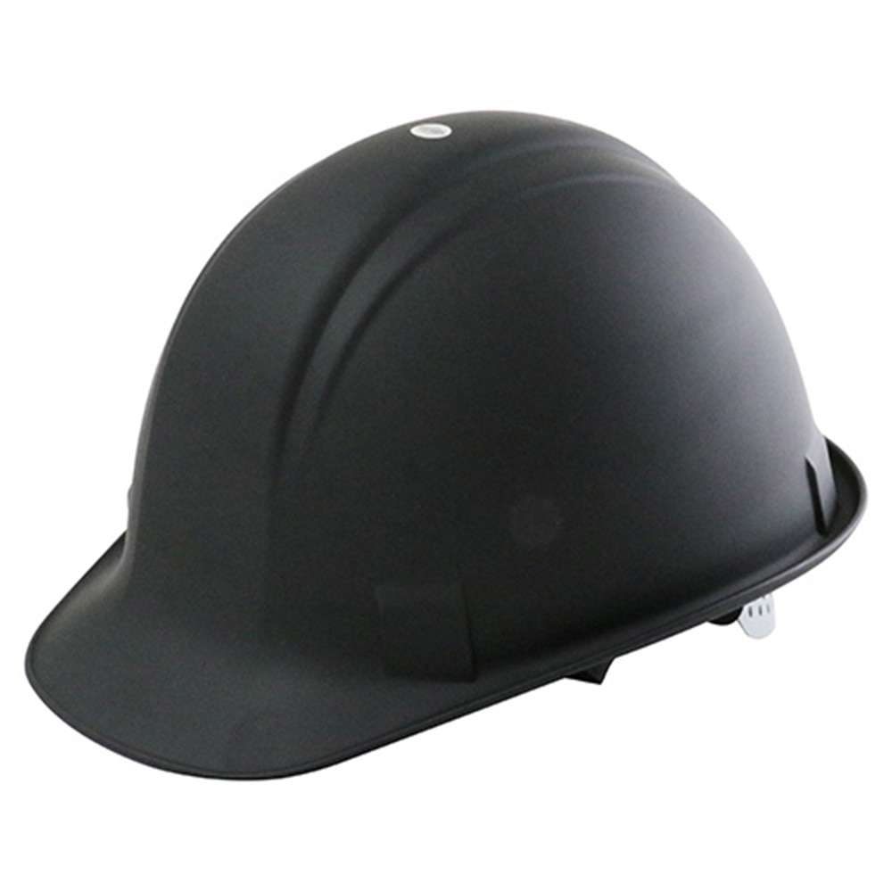 マット塗装ヘルメット黒 NO.170F メーカー直送 ▼返品・キャンセル不可【他商品との同時購入不可】