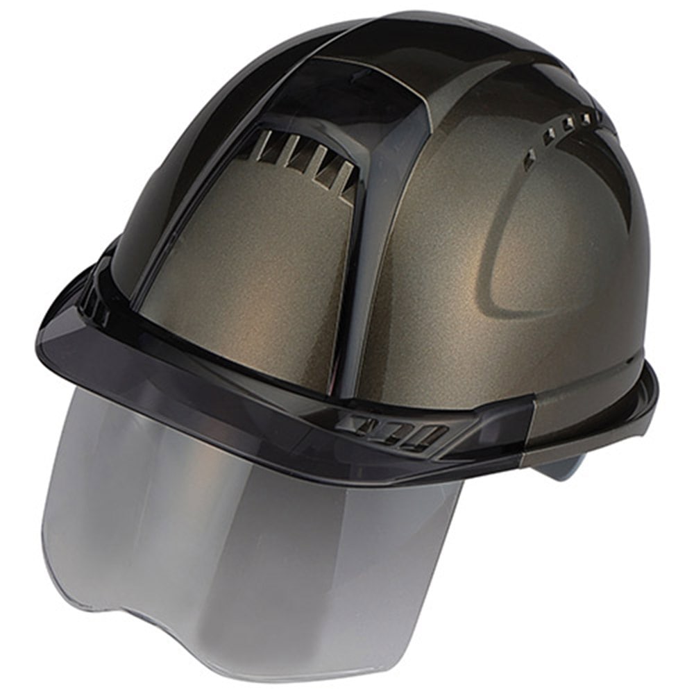 メタリック塗装ヘルメット NO.391FSMBR メーカー直送 ▼返品・キャンセル不可【他商品との同時購入不可】