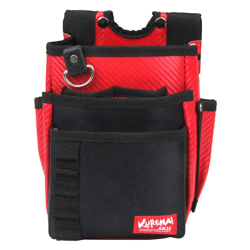 紅 腰袋3段 SKC2-4RD 【直送品】 返品・キャンセル・他商品と同時購入は不可