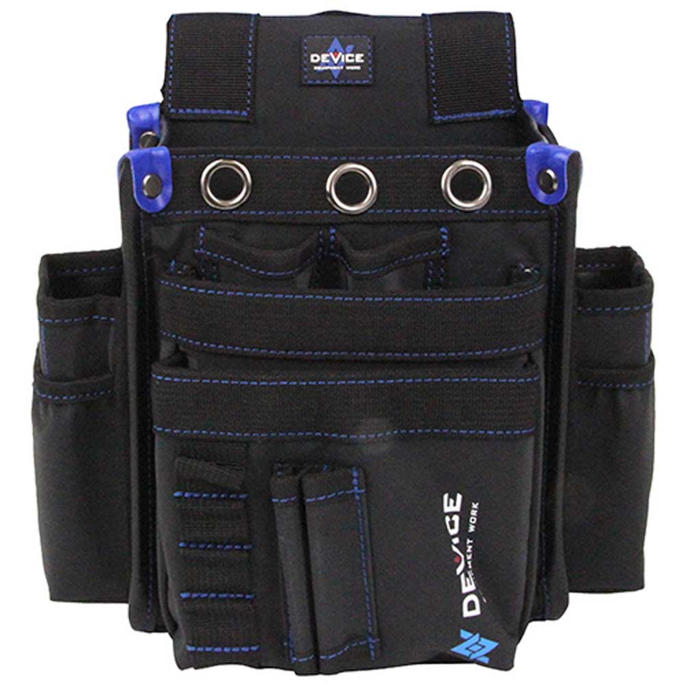 腰袋3段 サイドポケット付き DVC-KZ15 メーカー直送 ▼返品・キャンセル不可【他商品との同時購入不可】