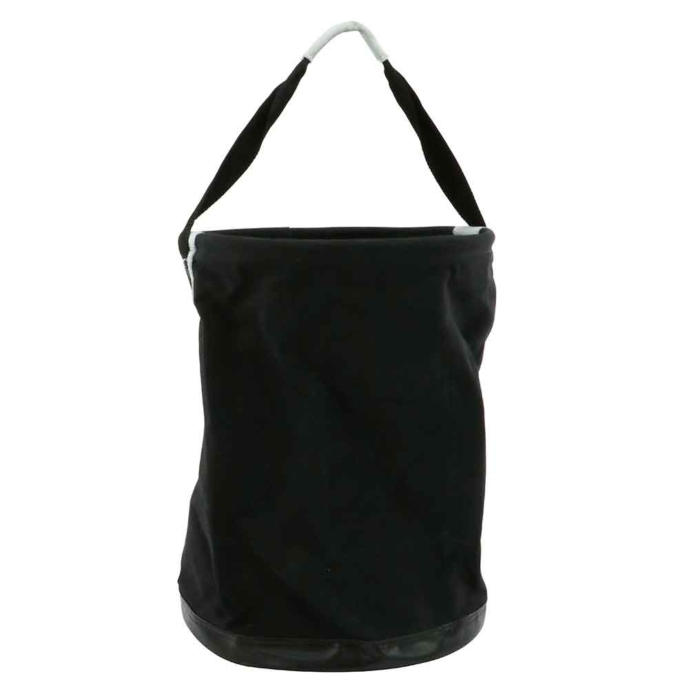 布製電工バケツ 内ポケット付 W300xH400 メーカー直送 ▼返品・キャンセル不可【他商品との同時購入不可】