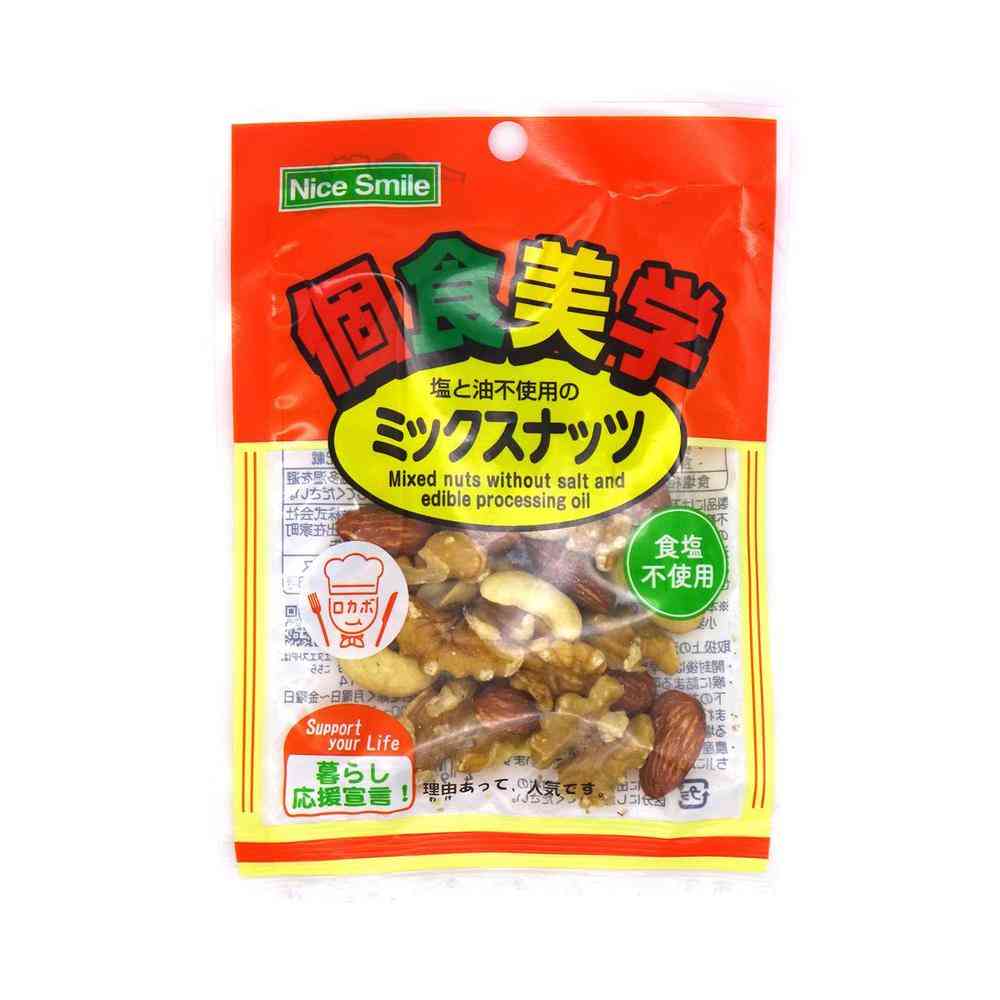 ◆エヌエス ホクセイ食産 個食美学 塩と油不使用のミックスナッツ 27g   【16個セット】