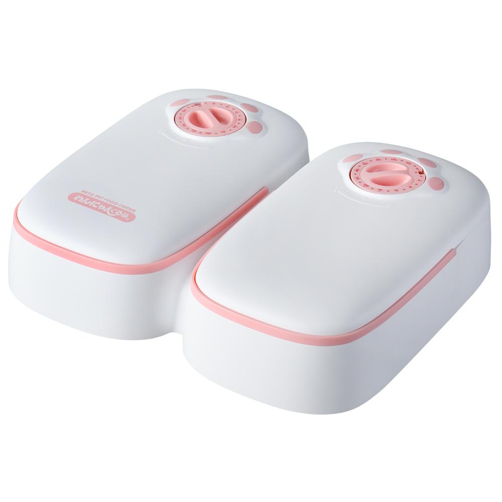 ペット自動給餌器 わんにゃんぐるめ CD-300 ピンク メーカー直送▼返品・キャンセル不可【他商品との同時購入不可】