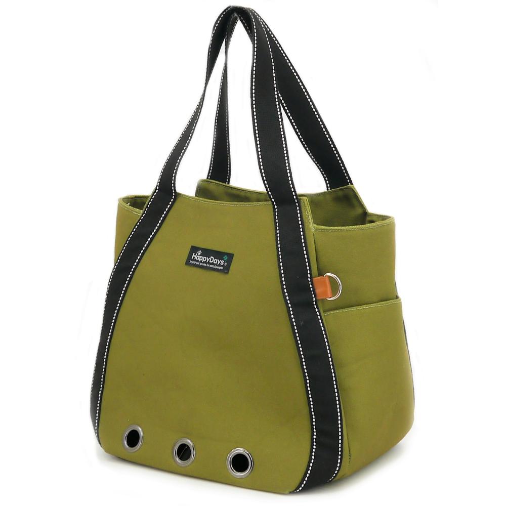 HappyDays ペット用サステナブルトートバッグ グリーン メーカー直送 ▼返品・キャンセル不可【他商品との同時購入不可】