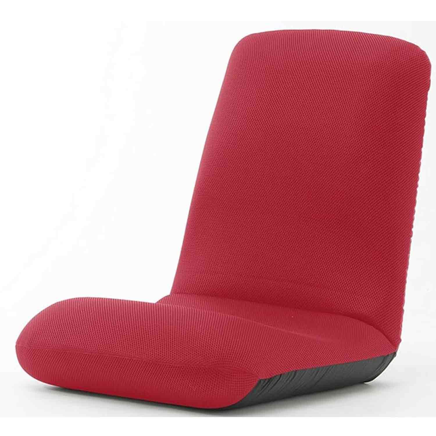 日本製 腰楽座椅子 和楽チェア L メッシュレッド 【直送品】 返品・キャンセル・他商品と同時購入は不可