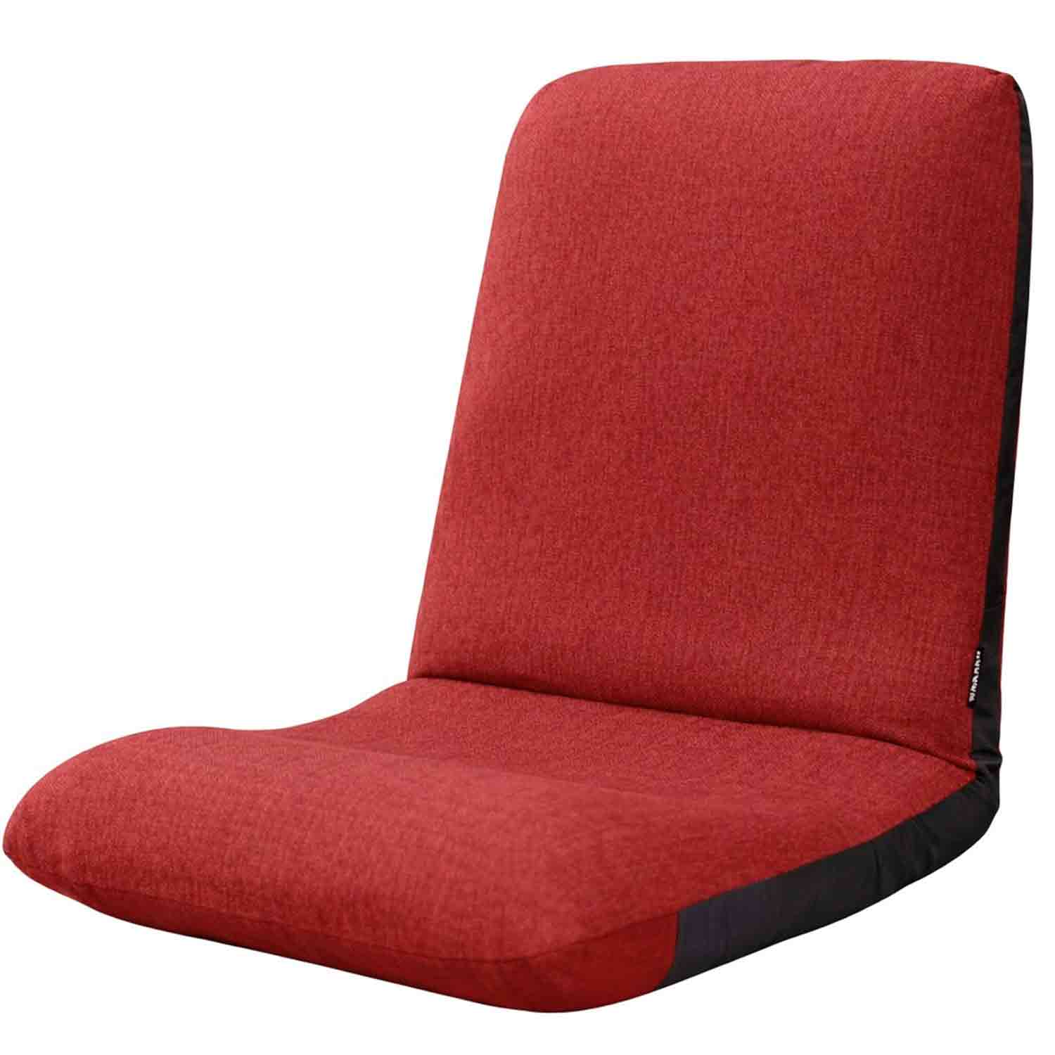 日本製 腰楽座椅子 和楽チェア M タスクレッド 【直送品】 返品・キャンセル・他商品と同時購入は不可