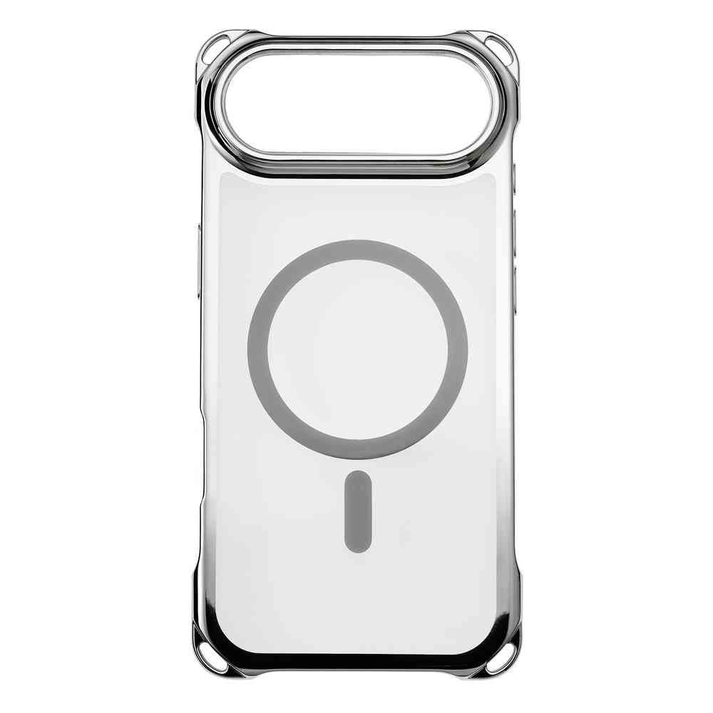 サンクレスト 4ホールケース MagSafe対応 メタリックシルバー for iPhone17Air