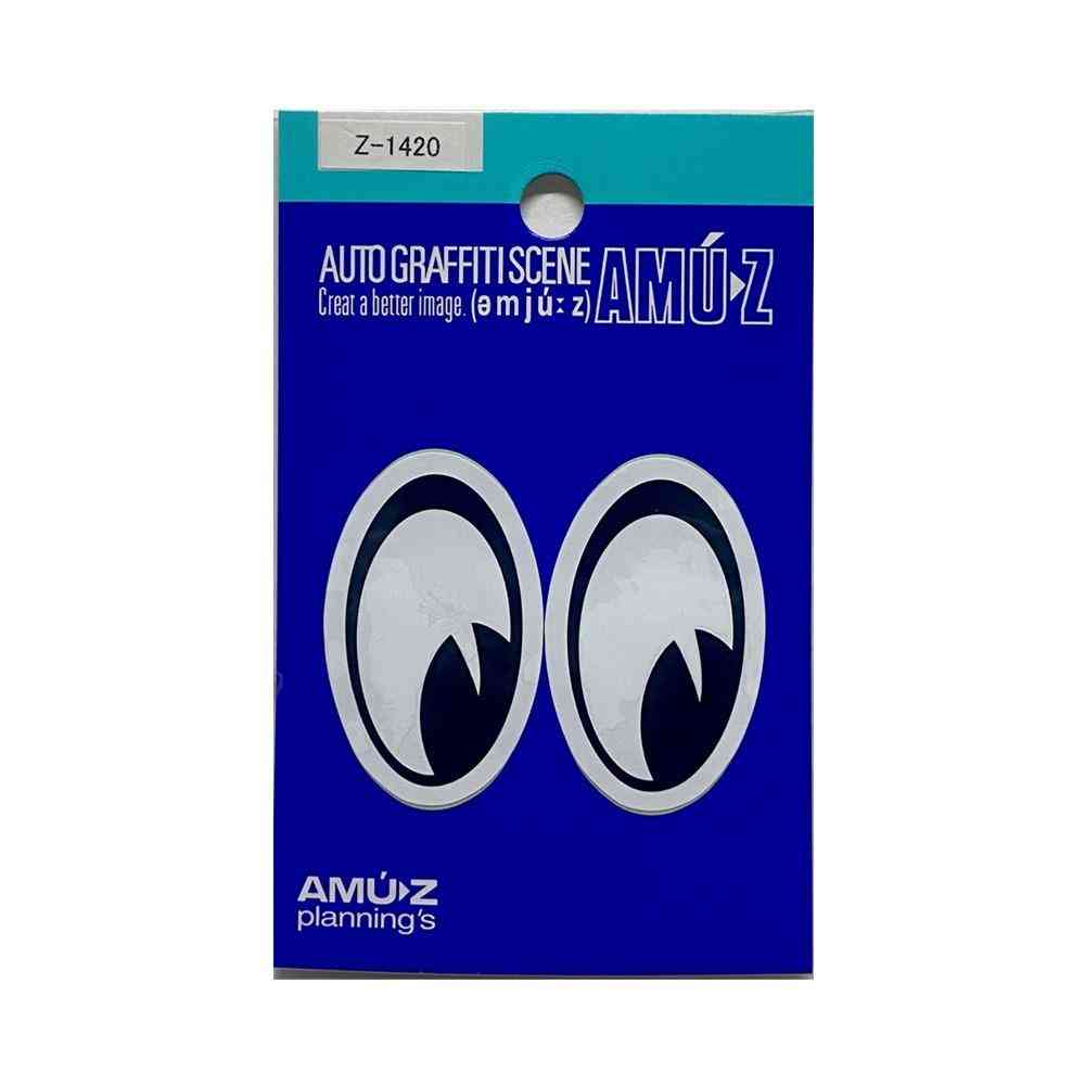 東洋マーク T-300 ステッカー 目玉 小 2枚入 Zー1420