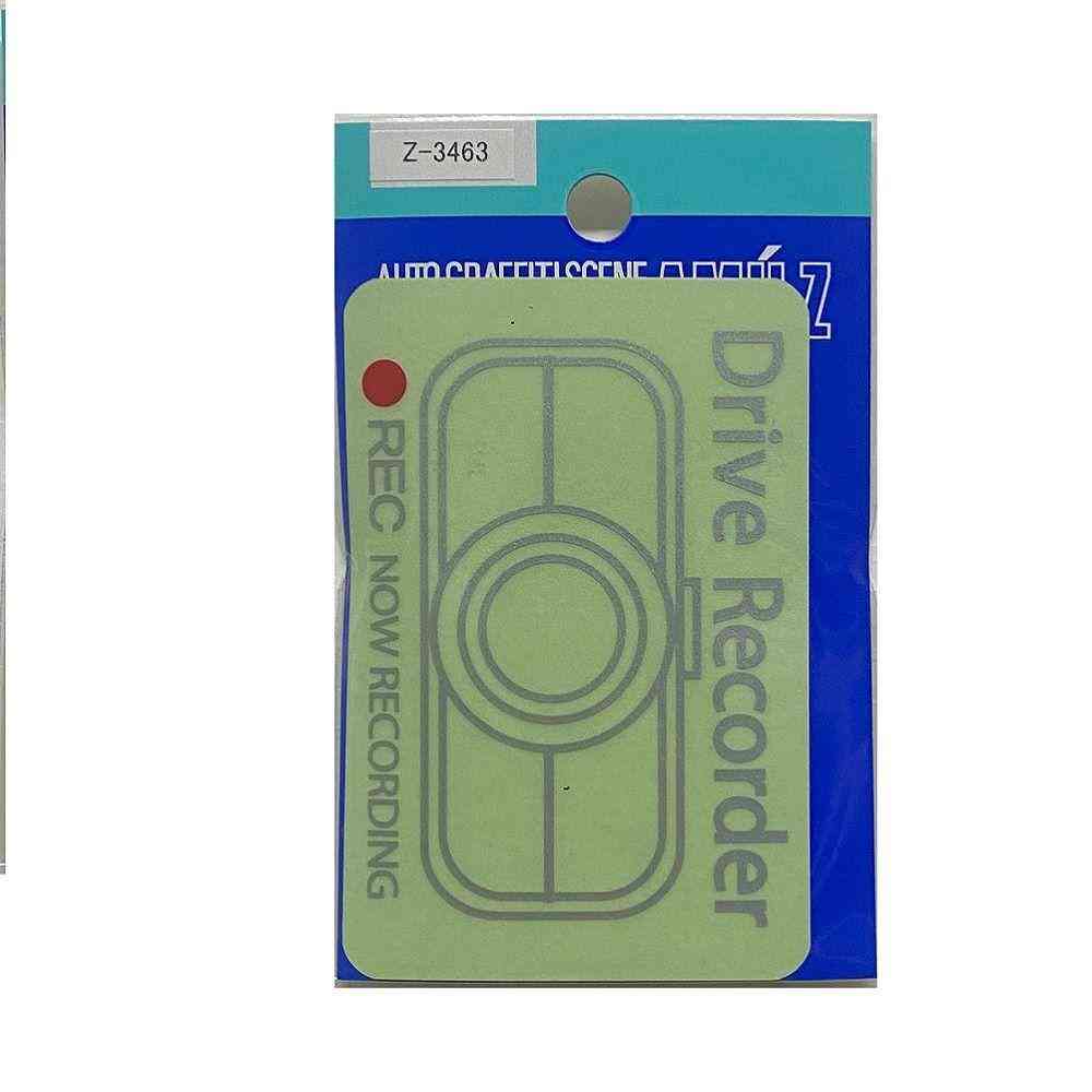 東洋マーク T－400 ステッカー ドライブレコーダー 四角 シルバー Z－3463