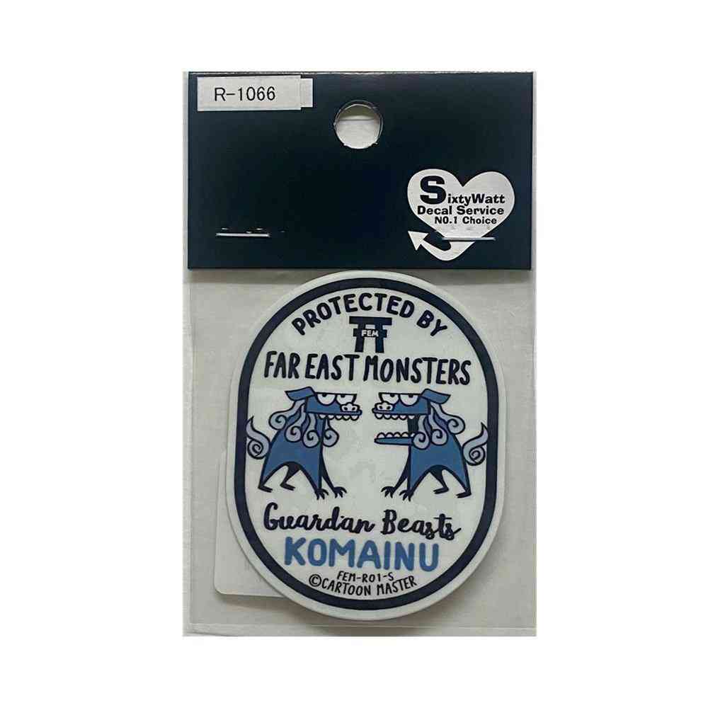 東洋マーク T－400 純正ステッカー 狛犬 Rー1066