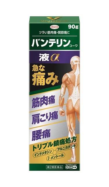 【第2類医薬品】バンテリンコーワ液α 90g 【セルフメディケーション税制対象】