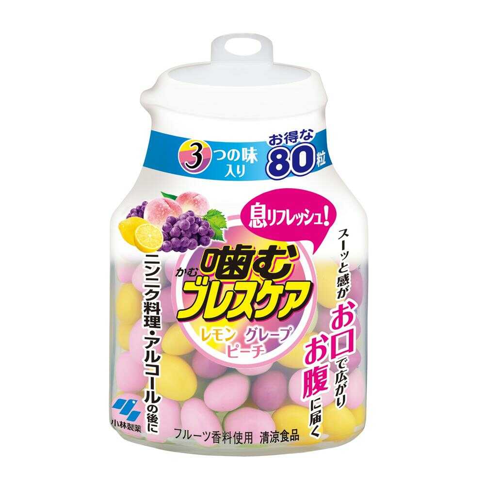 ◆小林製薬 噛むブレスケア ボトル アソート 80粒   【6個セット】