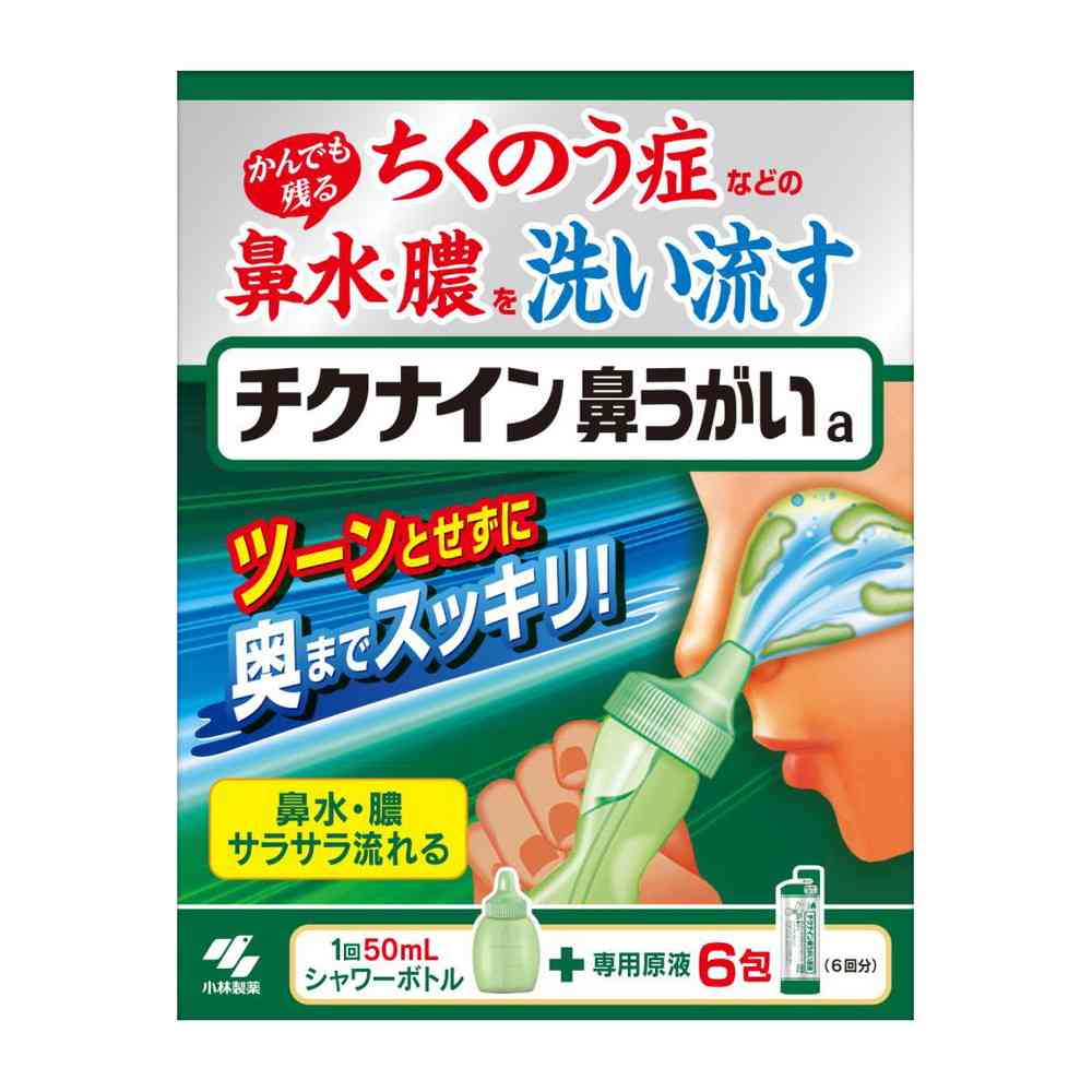 【一般医療機器】小林製薬 チクナイン鼻洗浄器(本体付き) 6包