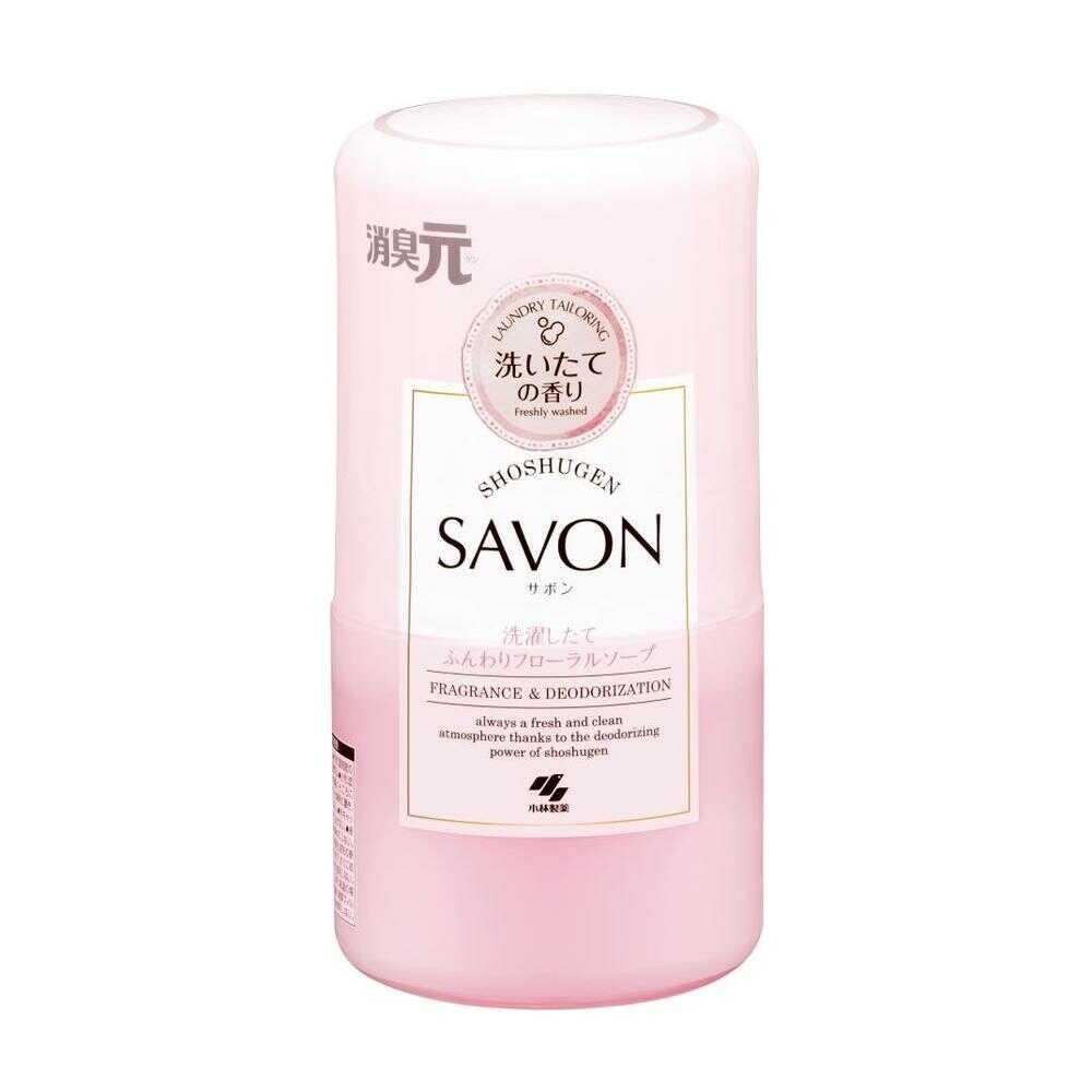 小林製薬 消臭元SAVON 洗濯したてふんわりフローラルソープ 400ml   【3個セット】