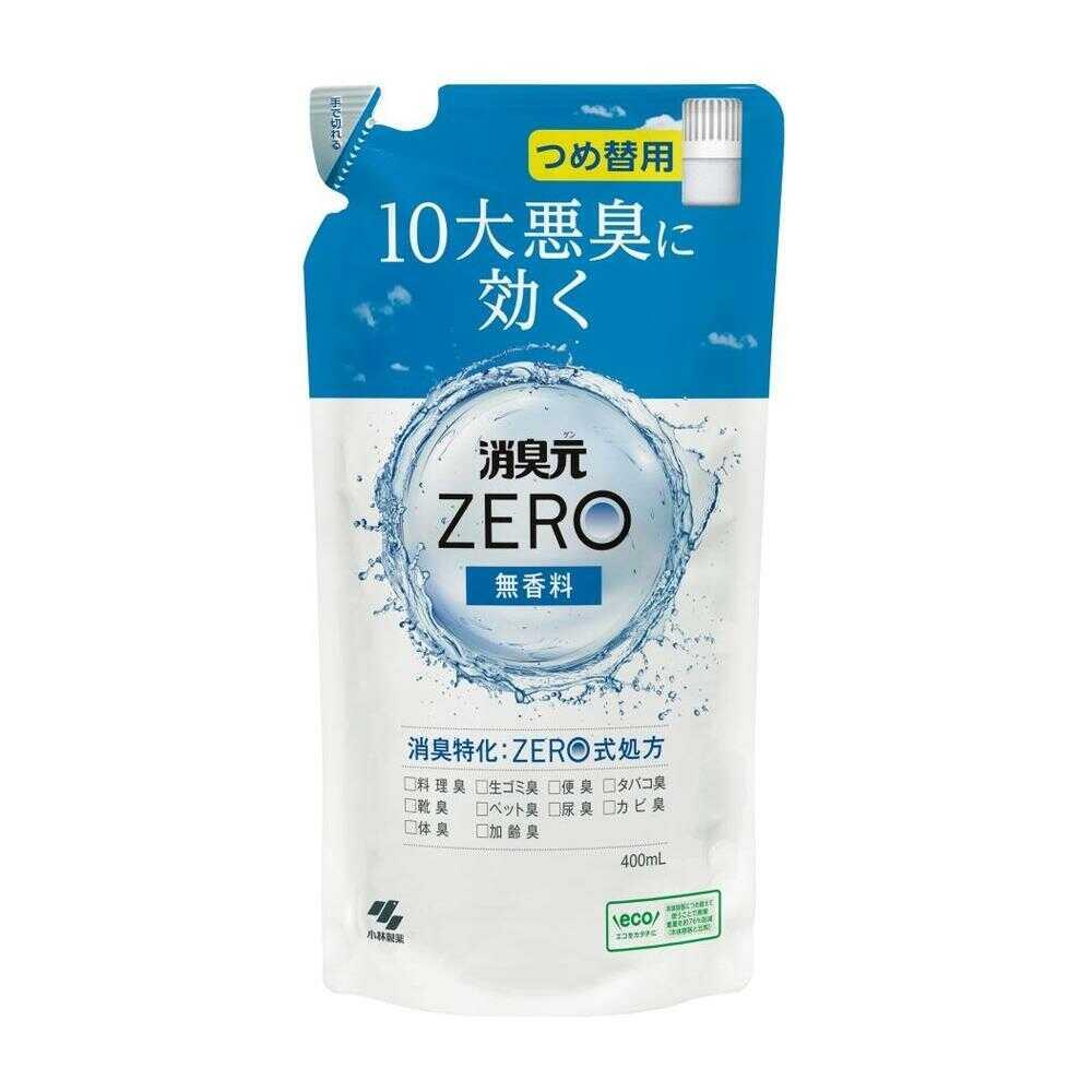 小林製薬 消臭元ZERO つめ替用 無香料 400ml   【3個セット】