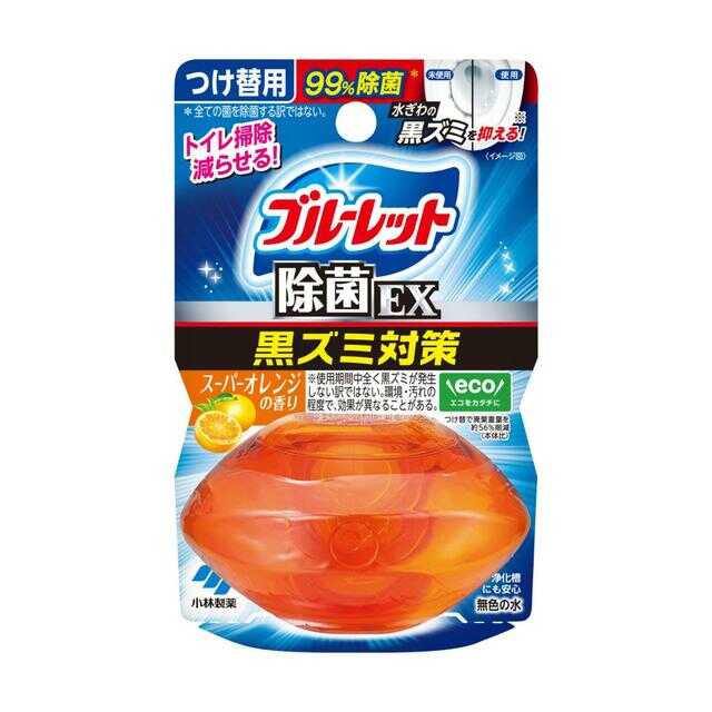 小林製薬 液体ブルーレットおくだけ除菌EXつけ替用 スーパーオレンジ 67ml   【3個セット】