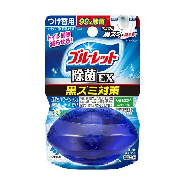 小林製薬 液体ブルーレットおくだけ除菌EXつけ替用 パワーウォッシュ 67ml   【3個セット】