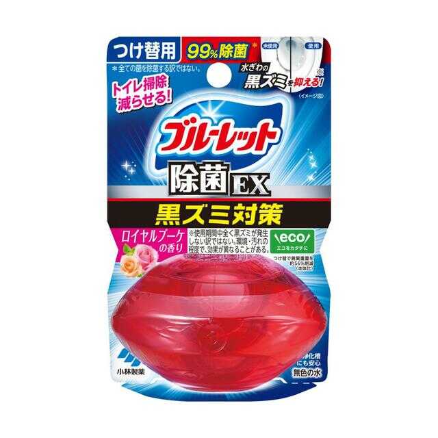 小林製薬 液体ブルーレットおくだけ除菌EXつけ替用 ロイヤルブーケ 67ml   【3個セット】