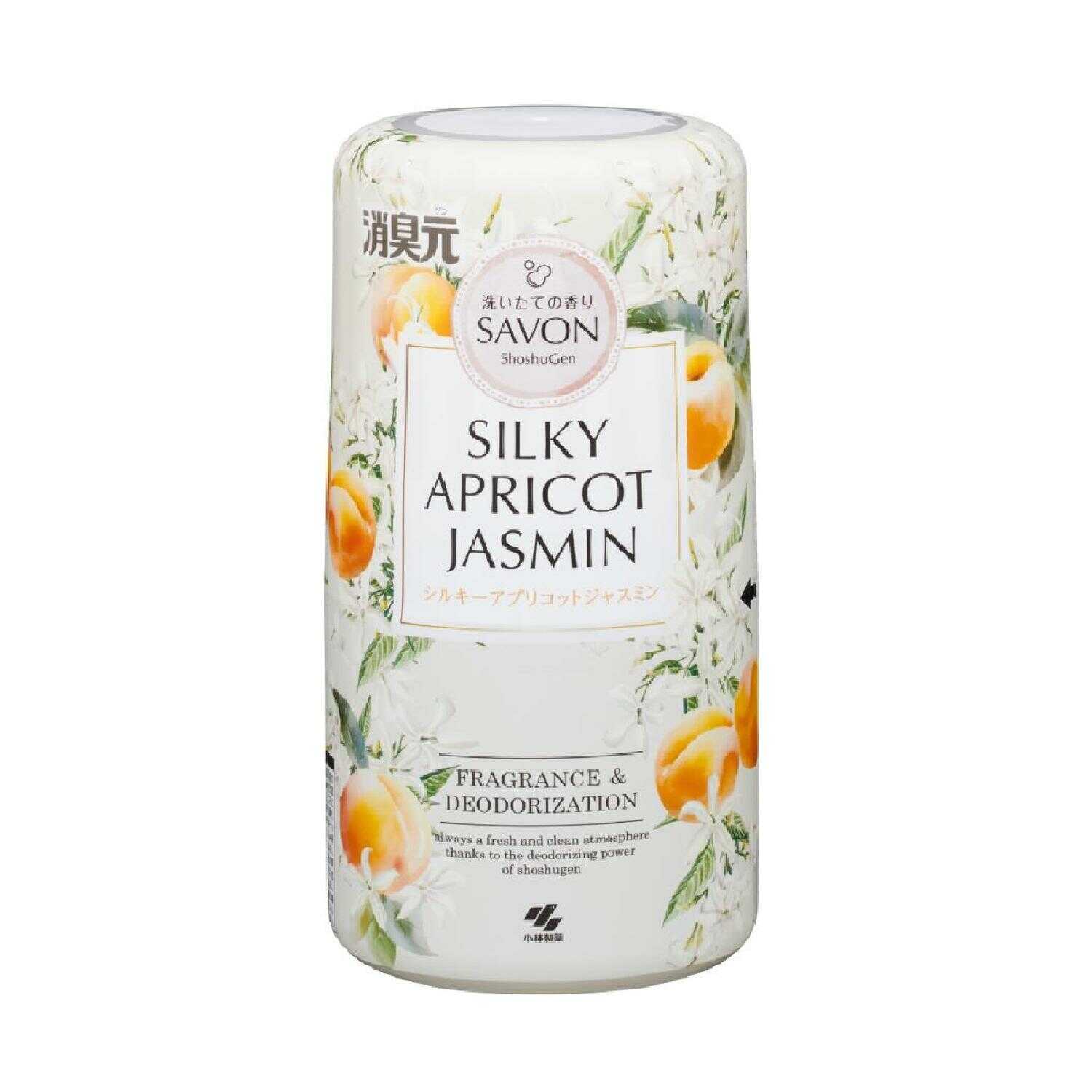 小林製薬 消臭元SAVONシルキーアプリコットジャスミン 400ml   【3個セット】