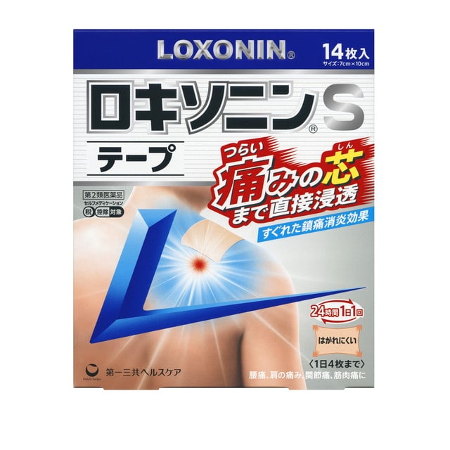 【第2類医薬品】ロキソニンSテープ 14枚 【セルフメディケーション税制対象】
