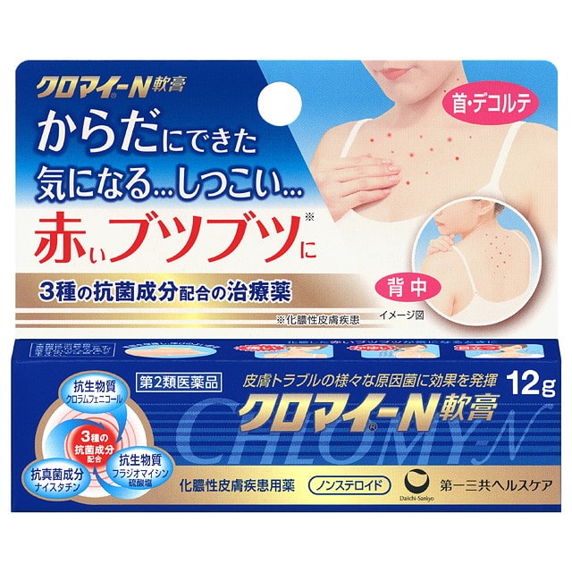 【第2類医薬品】クロマイN軟膏 12g