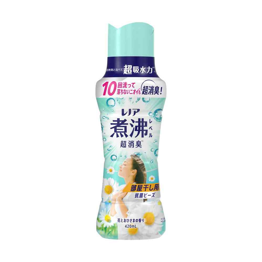 P&G レノア煮沸レベル 消臭 抗菌ビーズ 部屋干し 花とおひさまの香り 本体 420ml