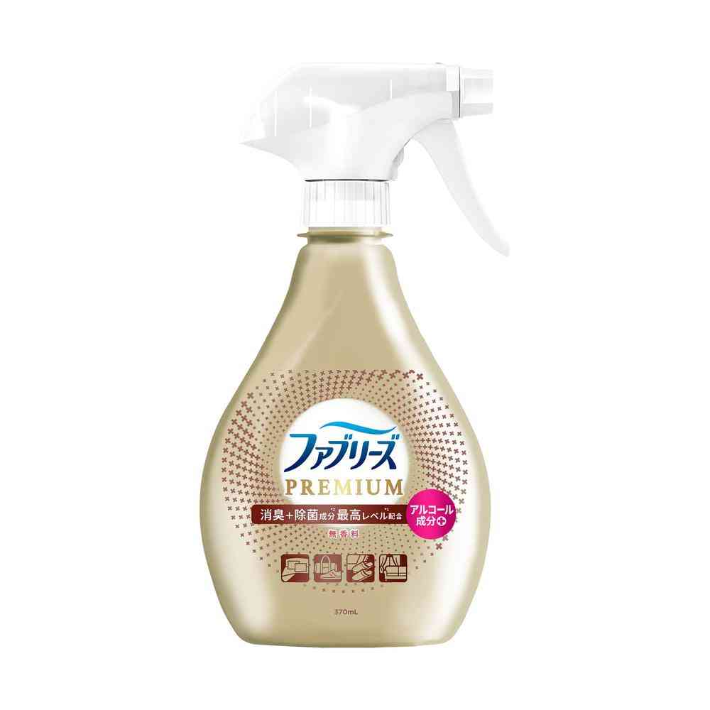 P&G ファブリーズ W 除菌+消臭 プレミアム 無香料 本体 370ml