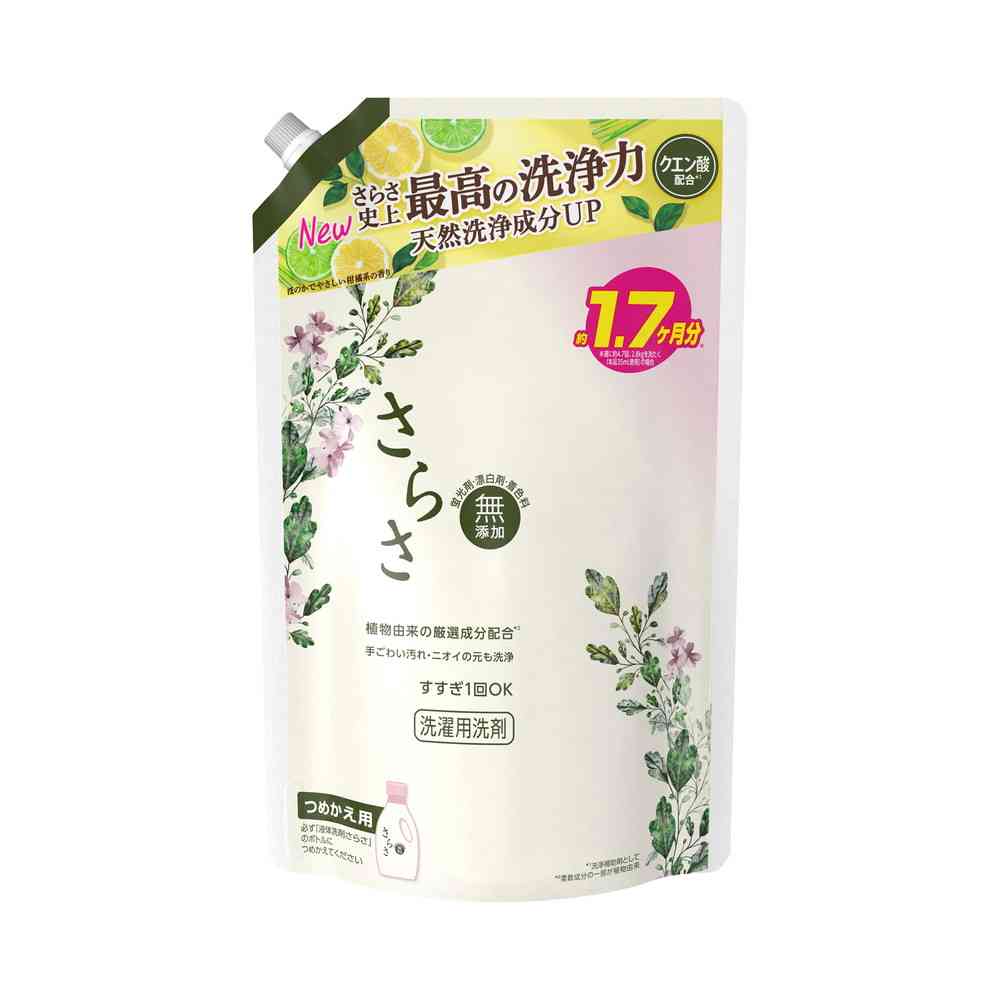 P&G さらさ洗剤ジェル つめかえ超ジャンボサイズ 1260g   【6個セット】