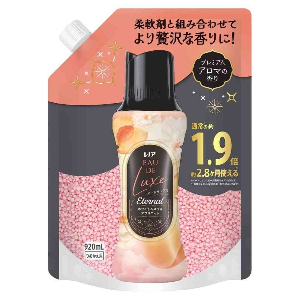 P＆G レノアオードリュクス アロマジュエル エターナル ホワイトムスク＆アプリコット 詰替 特大 920mL