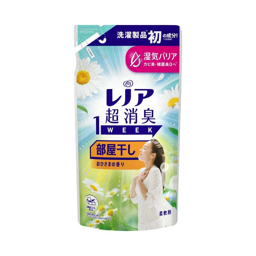 P&G レノア 超消臭1WEEK 柔軟剤 部屋干し おひさまの香り 詰め替え 340ml