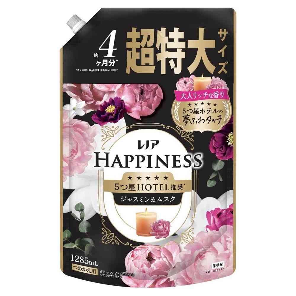 P＆G レノアハピネス 夢ふわタッチチ ジャスミン＆ムスクの香り 詰替 超特大 1285mL