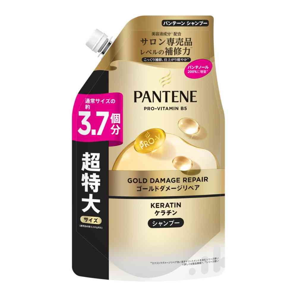 P＆G パンテーン ゴールドダメージリペア シャンプー つめかえ 超特大 950g