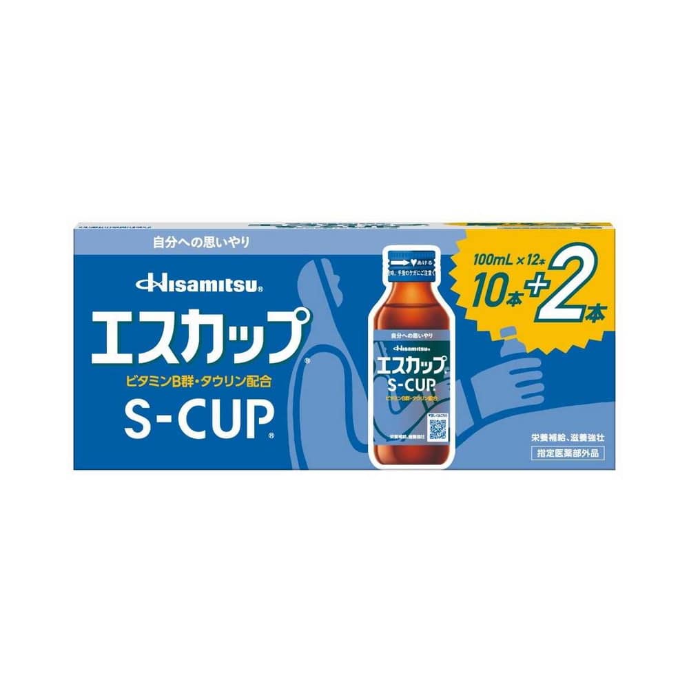 【指定医薬部外品】久光製薬 エスカップ 100ml×12本入   【4個セット】